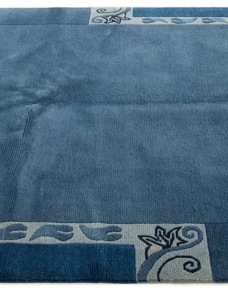 Detail image of 4' 6 x 6' 7  Hand Knotted Nepal Wool Rug