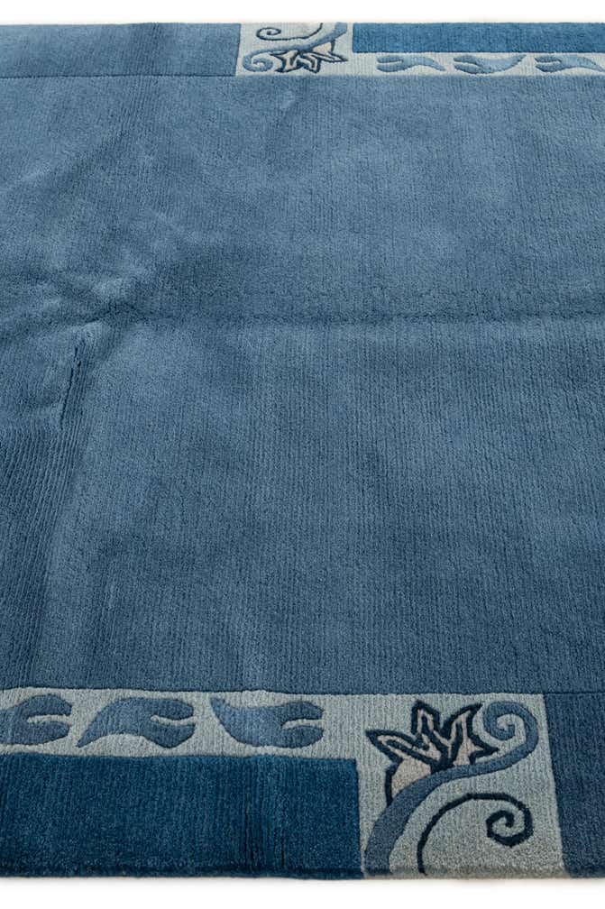 4' 6 x 6' 7 Hand Knotted Nepal Wool Rug