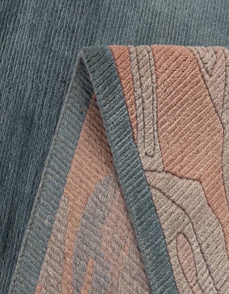 Detail image of 8' 1 x 11' 5  Hand Knotted Nepal Wool Rug