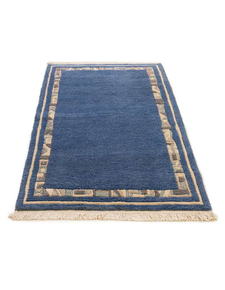 2' 5 x 4' 6 Hand Knotted Nepal Wool Rug