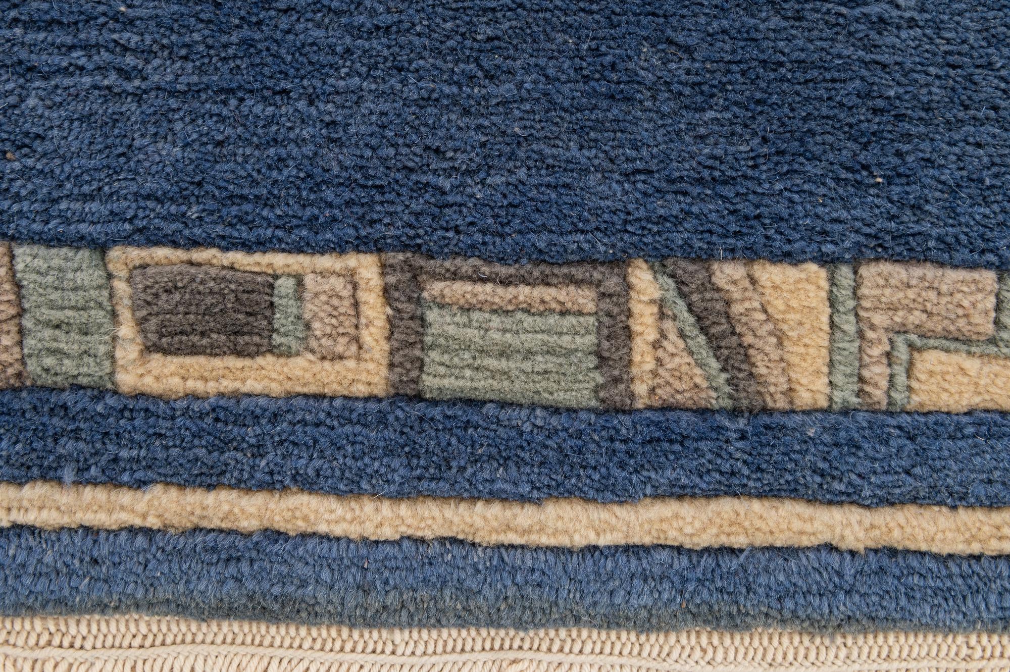 2' 5 x 4' 6 Hand Knotted Nepal Wool Rug