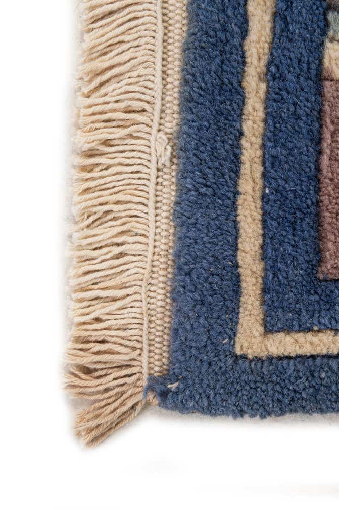 2' 5 x 4' 6 Hand Knotted Nepal Wool Rug