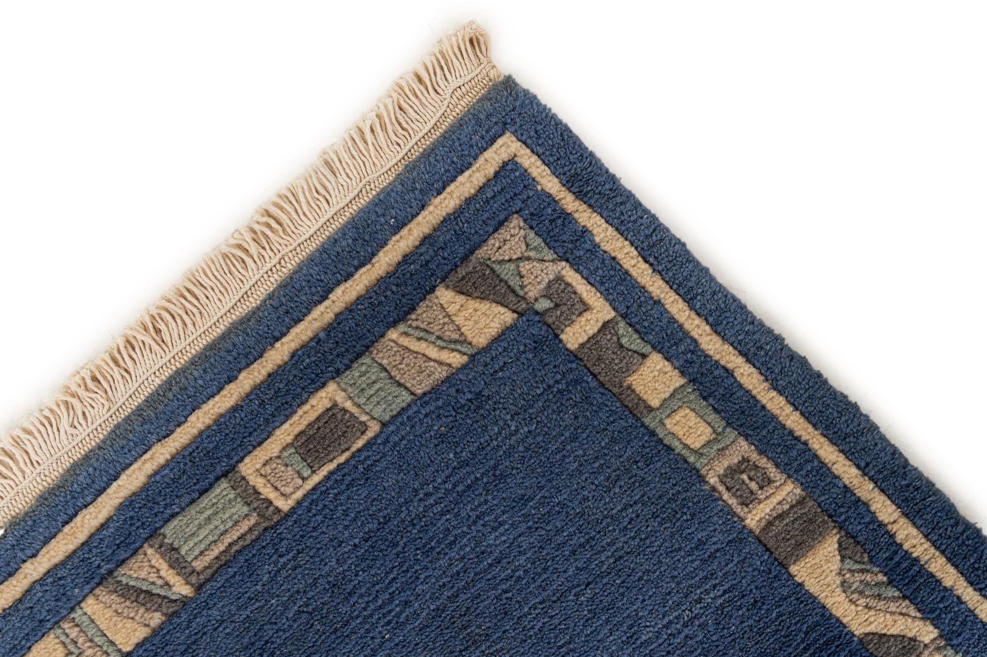 2' 5 x 4' 6 Hand Knotted Nepal Wool Rug