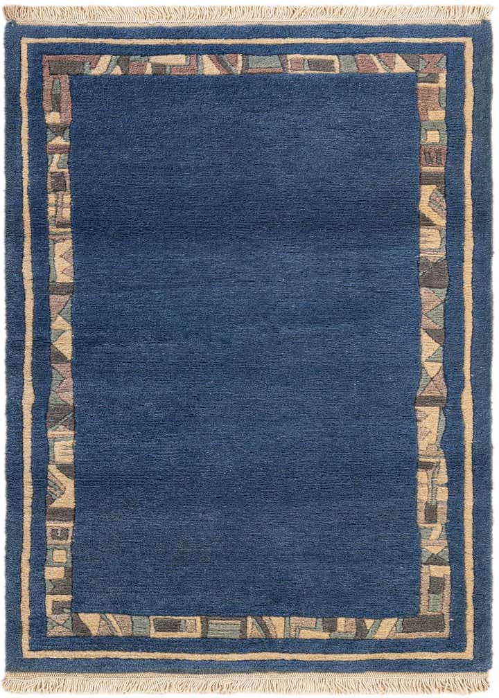2' 5 x 4' 6 Hand Knotted Nepal Wool Rug