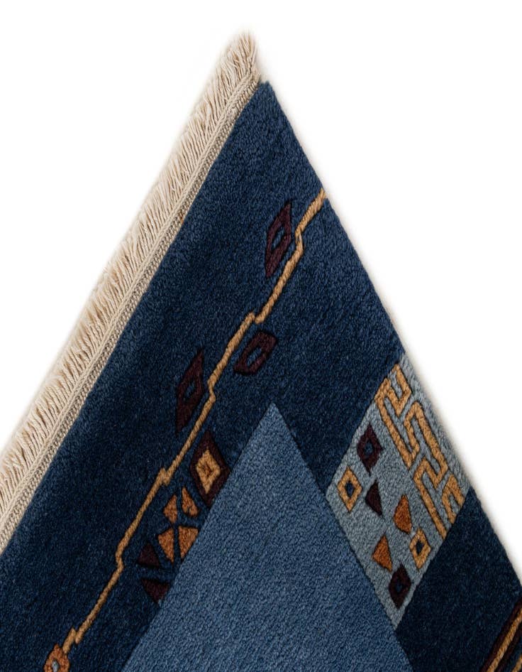 Detail image of 2' 1 x 3' 1  Hand Knotted Nepal Wool Rug