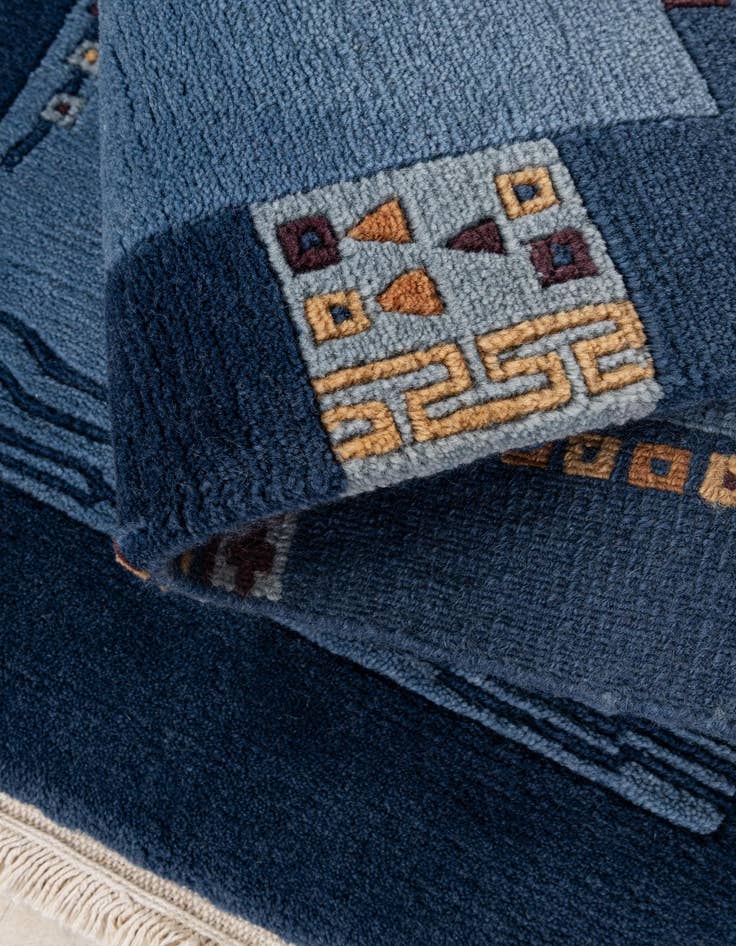 Detail image of 2' 1 x 3' 1  Hand Knotted Nepal Wool Rug