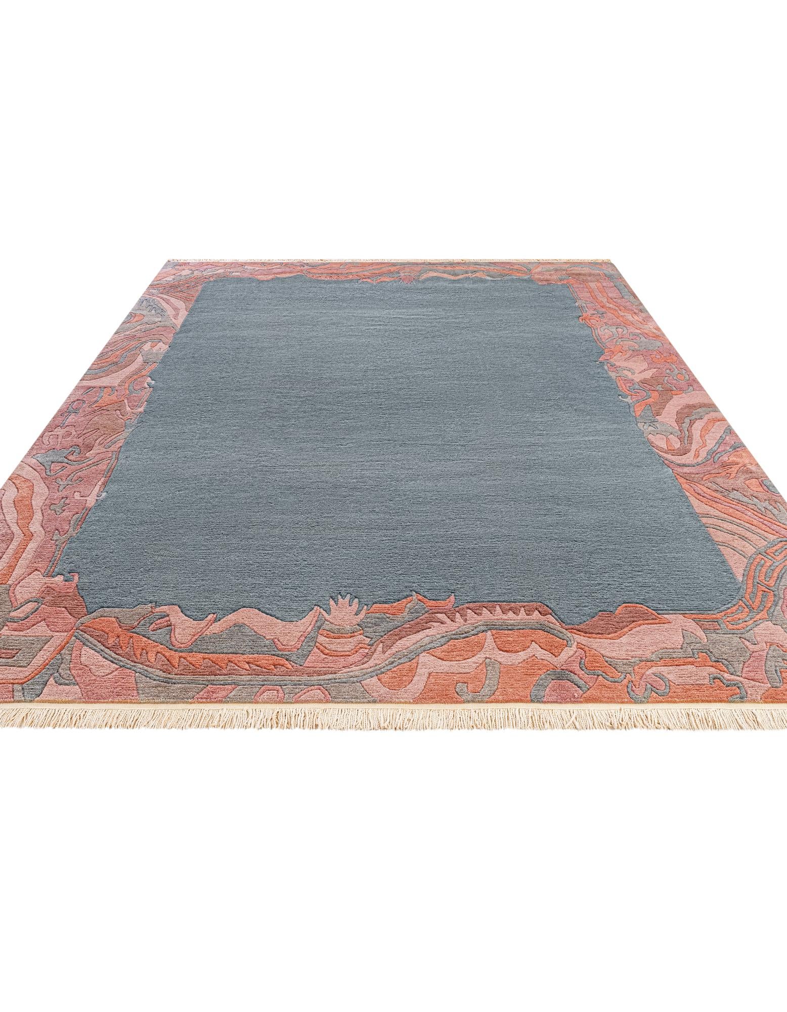 8' 5 x 11' 3 Hand Knotted Nepal Wool Rug