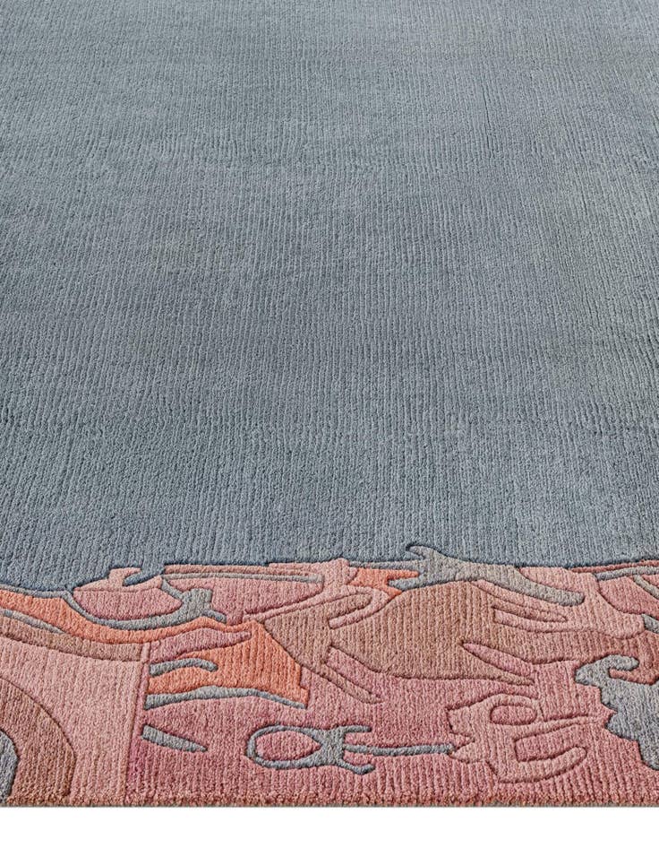 Detail image of 8' 5 x 11' 3 Hand Knotted Nepal Wool Rug