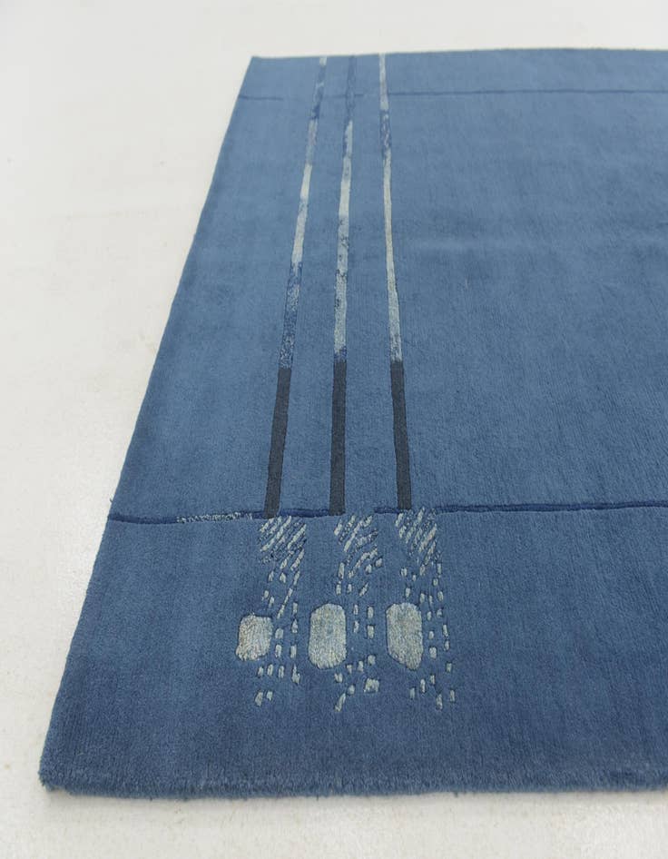 Detail image of 5' x 6' 5 Hand Knotted Nepal Rug