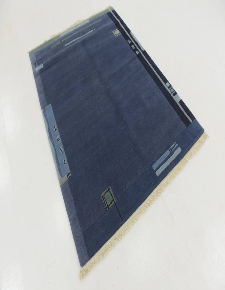 Detail image of 5' x 6' 8 Hand Knotted Nepal Wool Rug