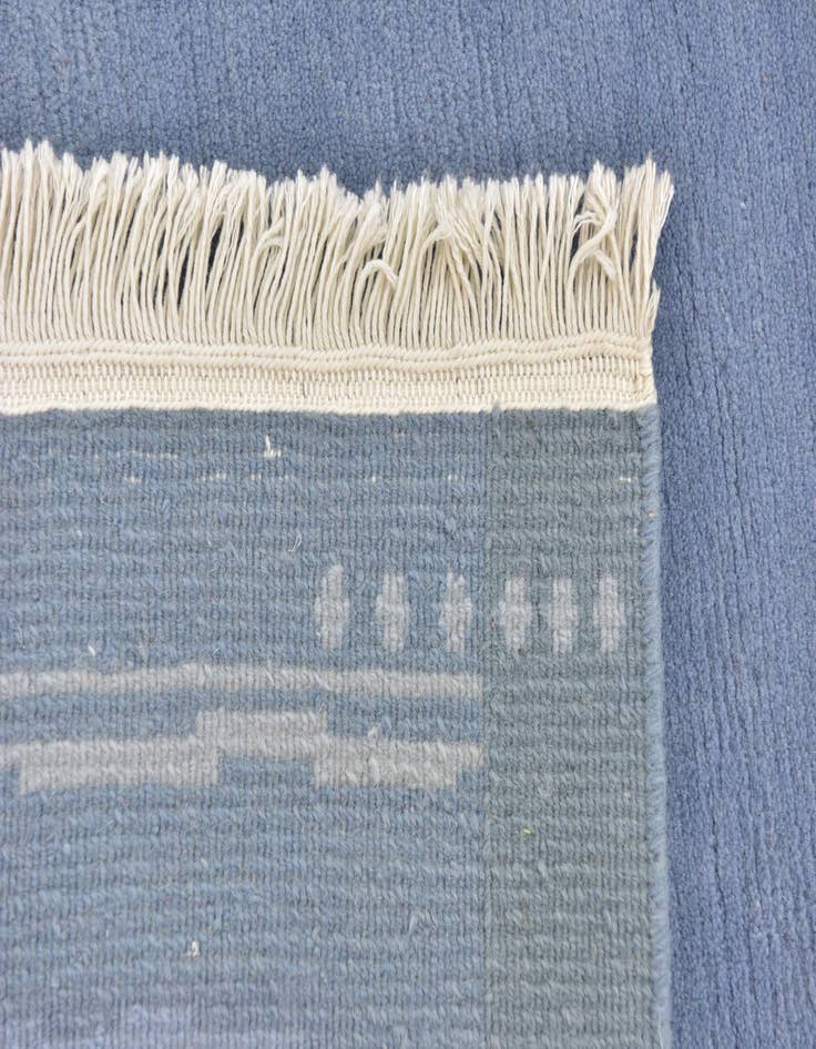 Detail image of 4' x 5' 10 Hand Knotted Nepal Wool Rug