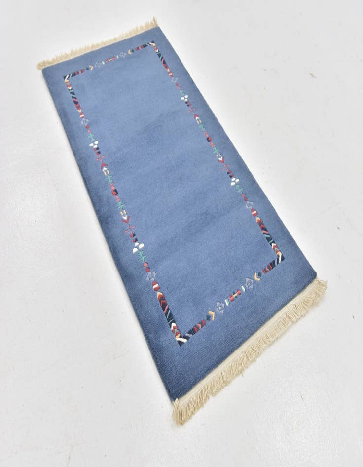 Detail image of 2' 6 x 4' 7 Hand Knotted Nepal Wool Rug