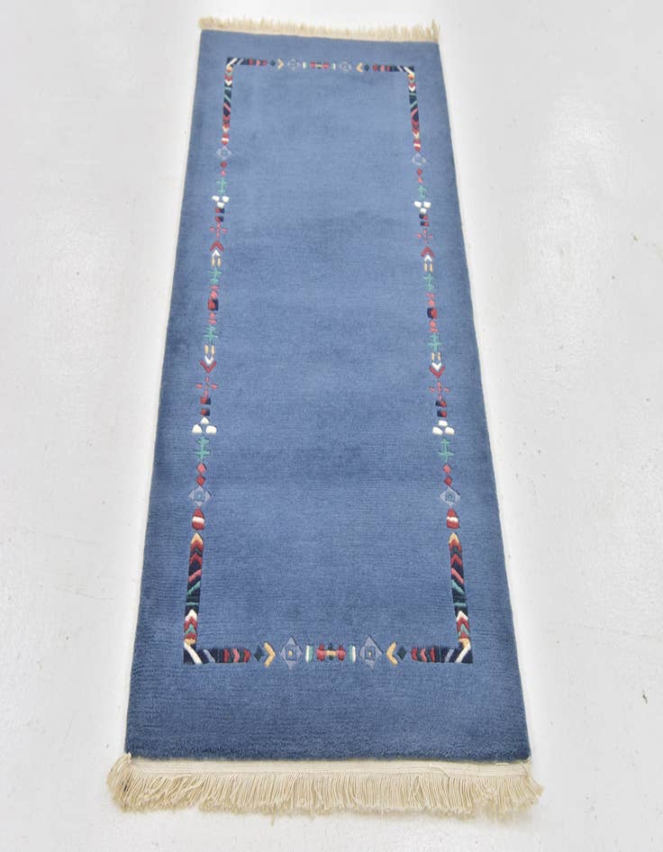 Detail image of 2' 6 x 4' 7 Hand Knotted Nepal Wool Rug