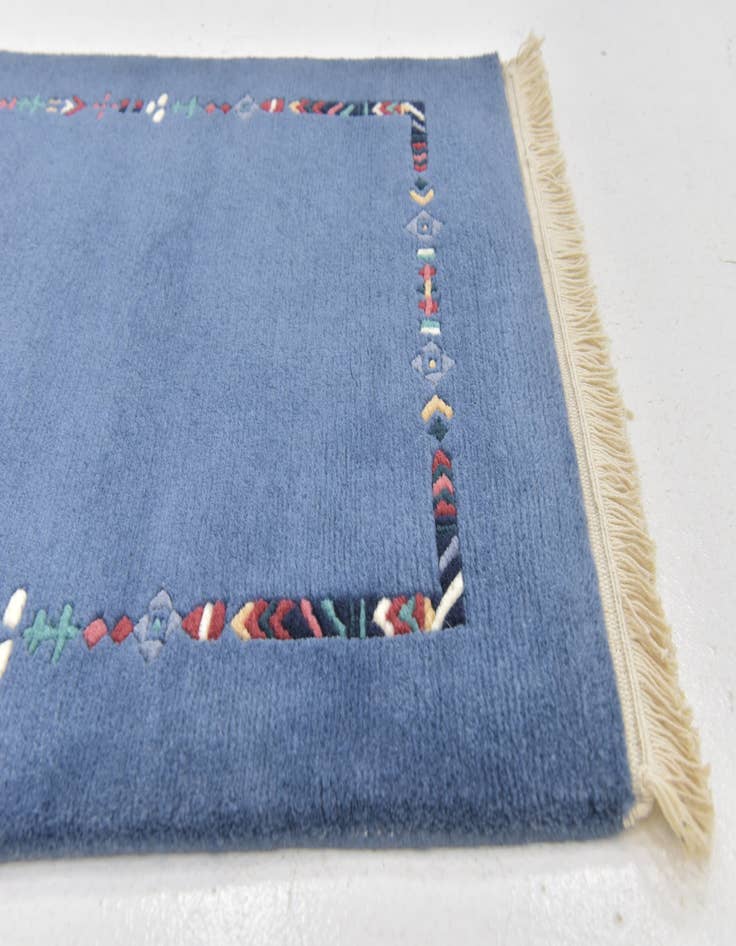 Detail image of 2' 6 x 4' 7 Hand Knotted Nepal Wool Rug