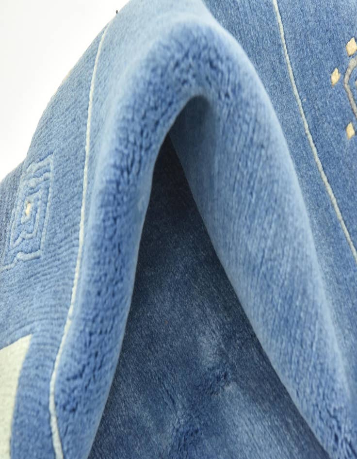 Detail image of 5' 1 x 5' 9 Hand Knotted Nepal Wool Rug