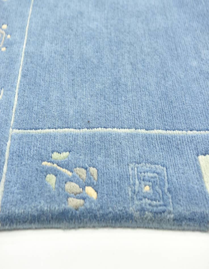 Detail image of 5' 1 x 5' 9 Hand Knotted Nepal Wool Rug