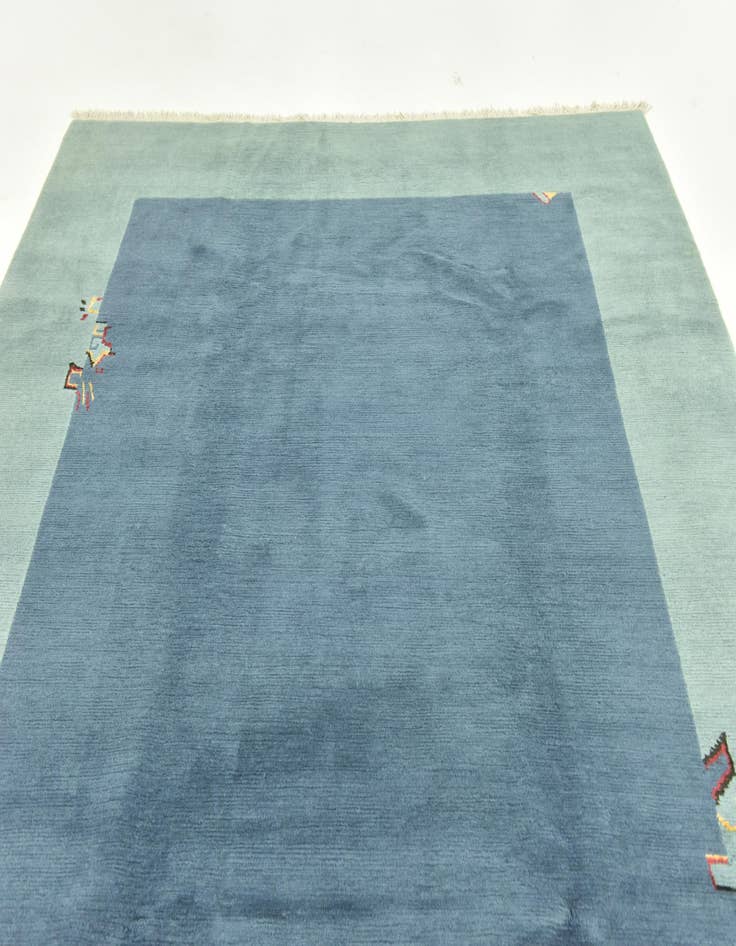 Detail image of 7' 7 x 9' Hand Knotted Nepal Rug