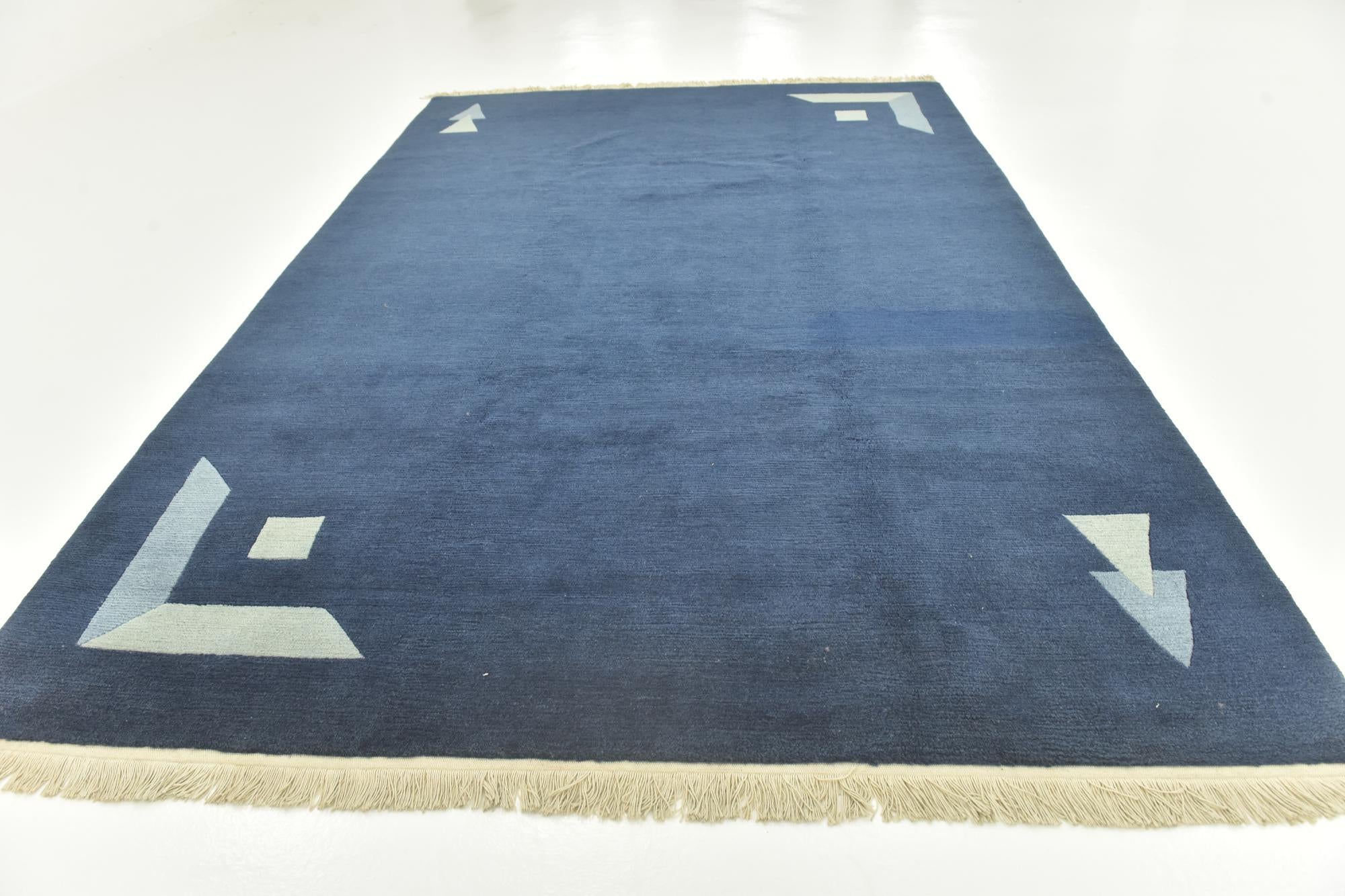 6' 7 x 10' Hand Knotted Nepal Wool Rug