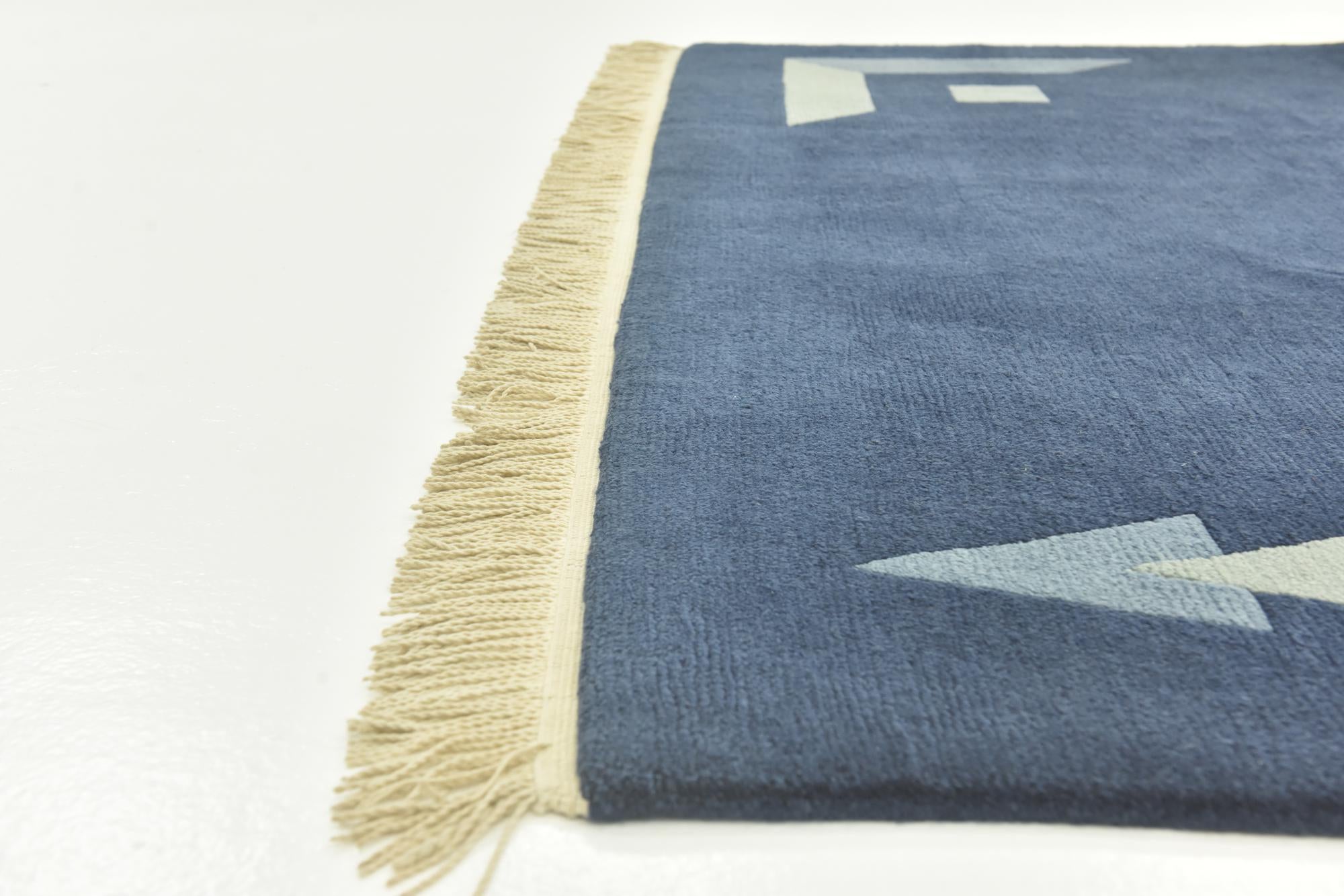 6' 7 x 10' Hand Knotted Nepal Wool Rug
