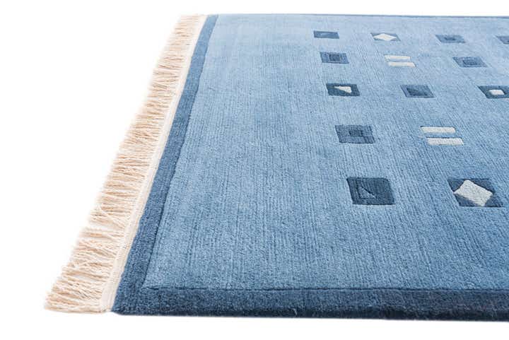 4' 8 x 6' 6 Hand Knotted Nepal Wool Rug