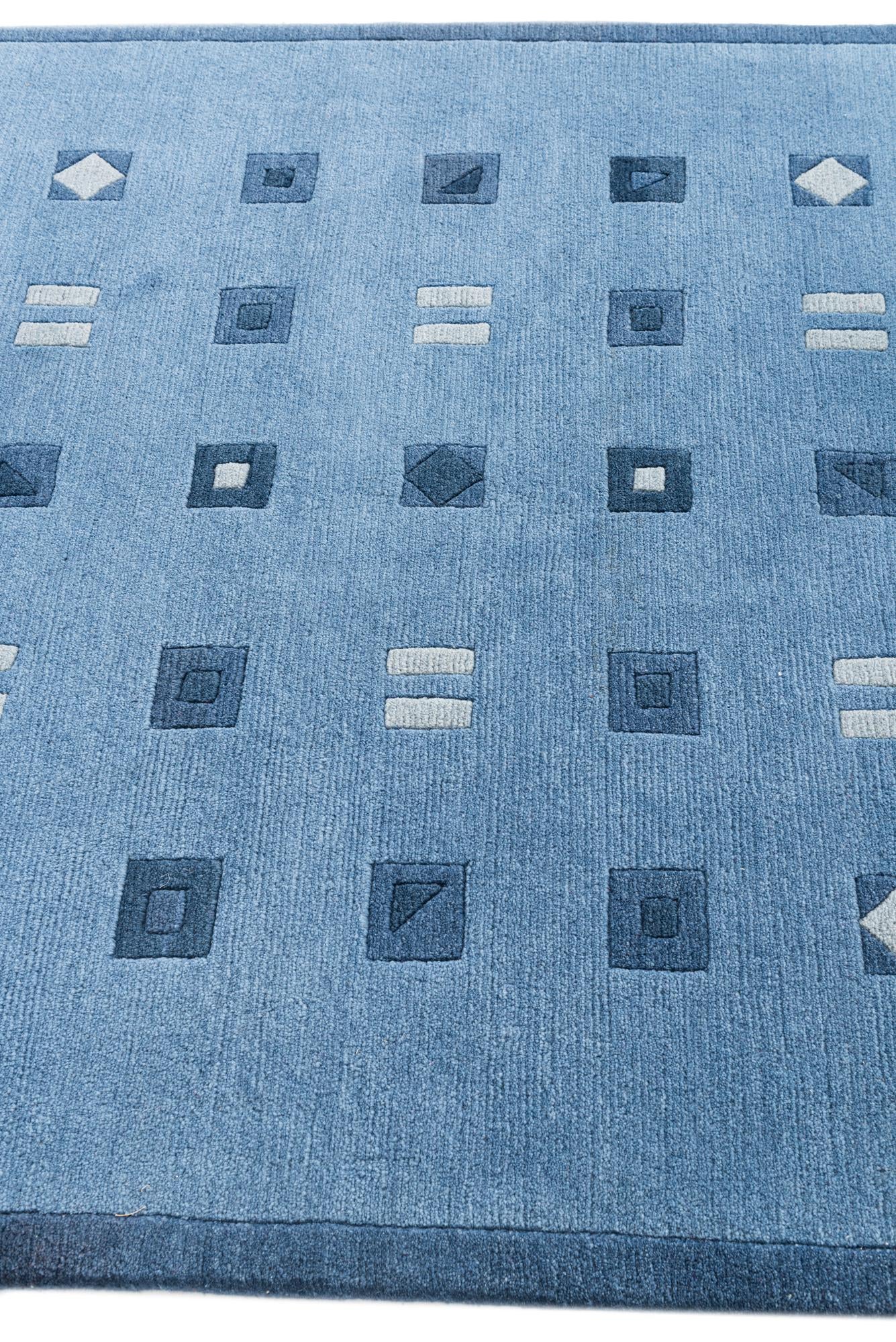 4' 8 x 6' 6 Hand Knotted Nepal Wool Rug
