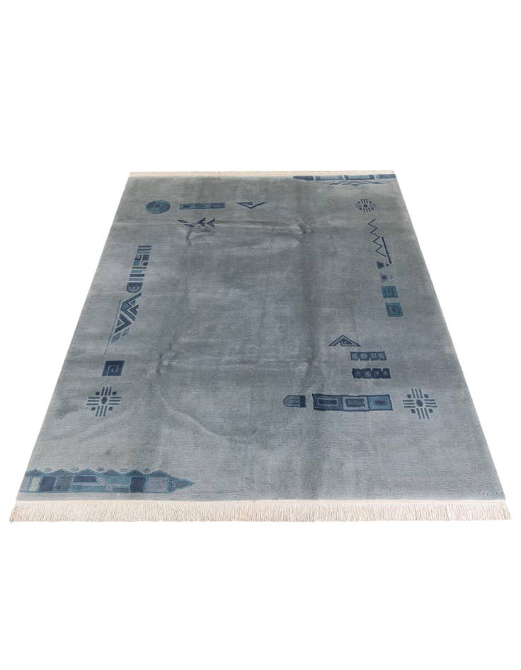 Detail image of 7' 7 x 8' 11 Hand Knotted Nepal Wool Rug