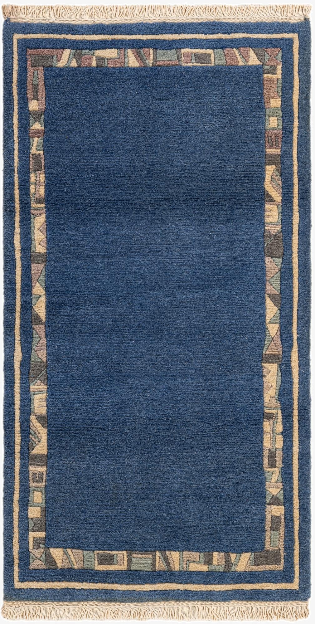 2' 5 x 4' 6  Hand Knotted Nepal Wool Rug