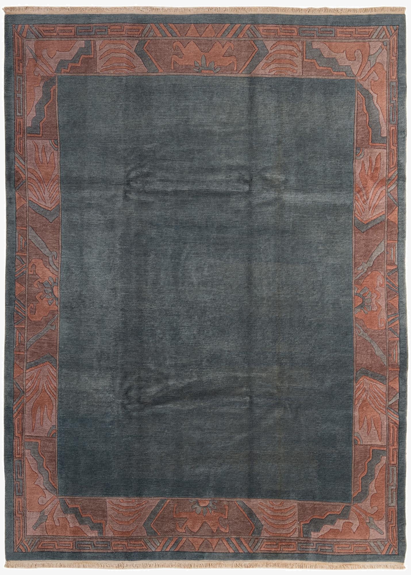 8' 4 x 11' 3  Hand Knotted Nepal Wool Rug