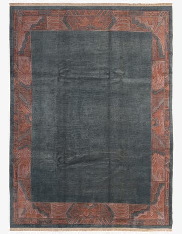 8' 4 x 11' 3 Hand Knotted Nepal Wool Rug
