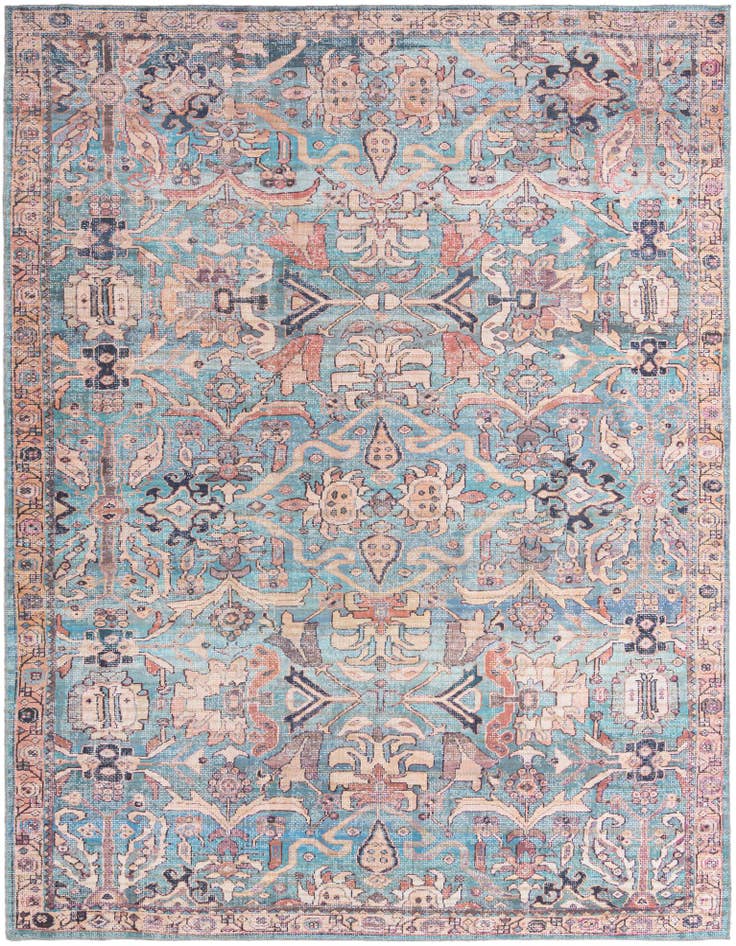Detail image of 9' 2 x 12' Washable Nostalgia Rug