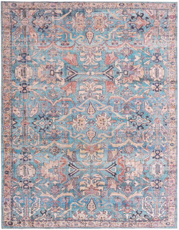 Detail image of 7' 10 x 10' Washable Nostalgia Rug
