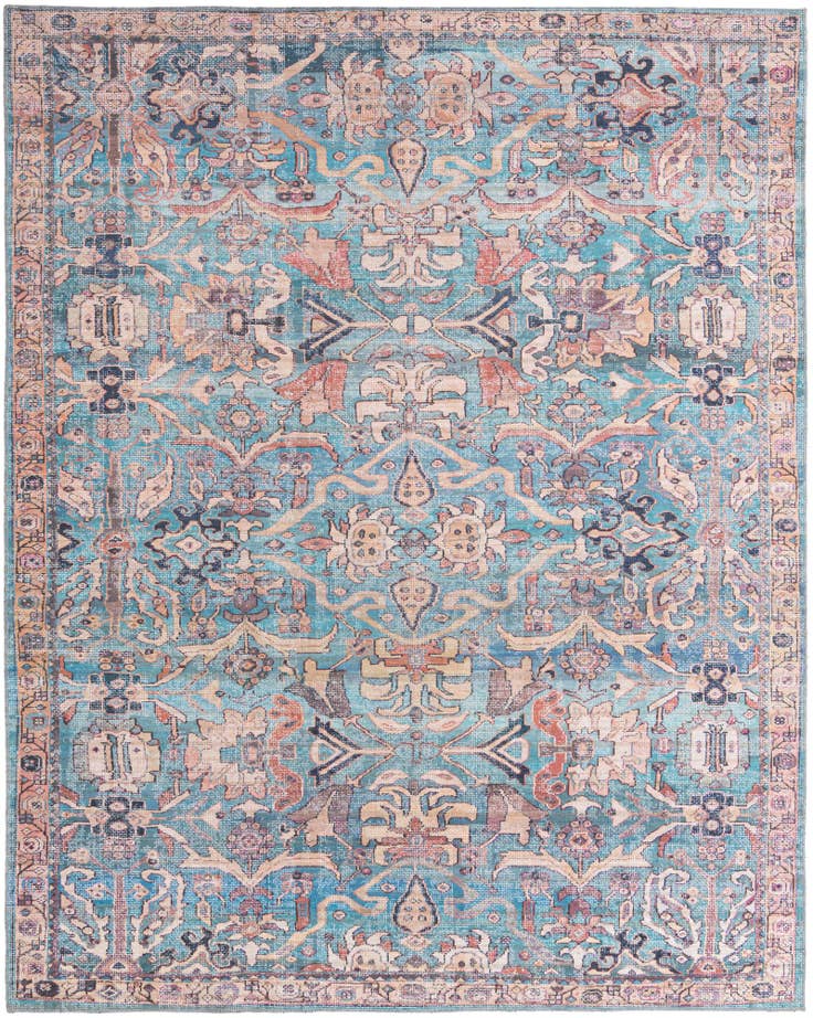 Detail image of 7' 10 x 10' Washable Nostalgia Rug