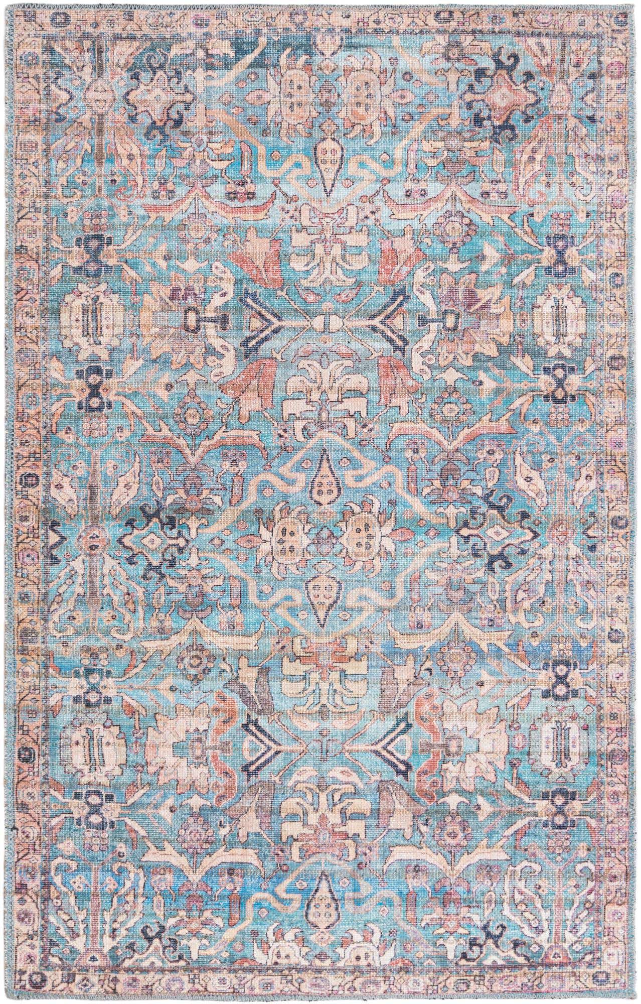 3' 3 x 5' 3 Washable Nostalgia Rug