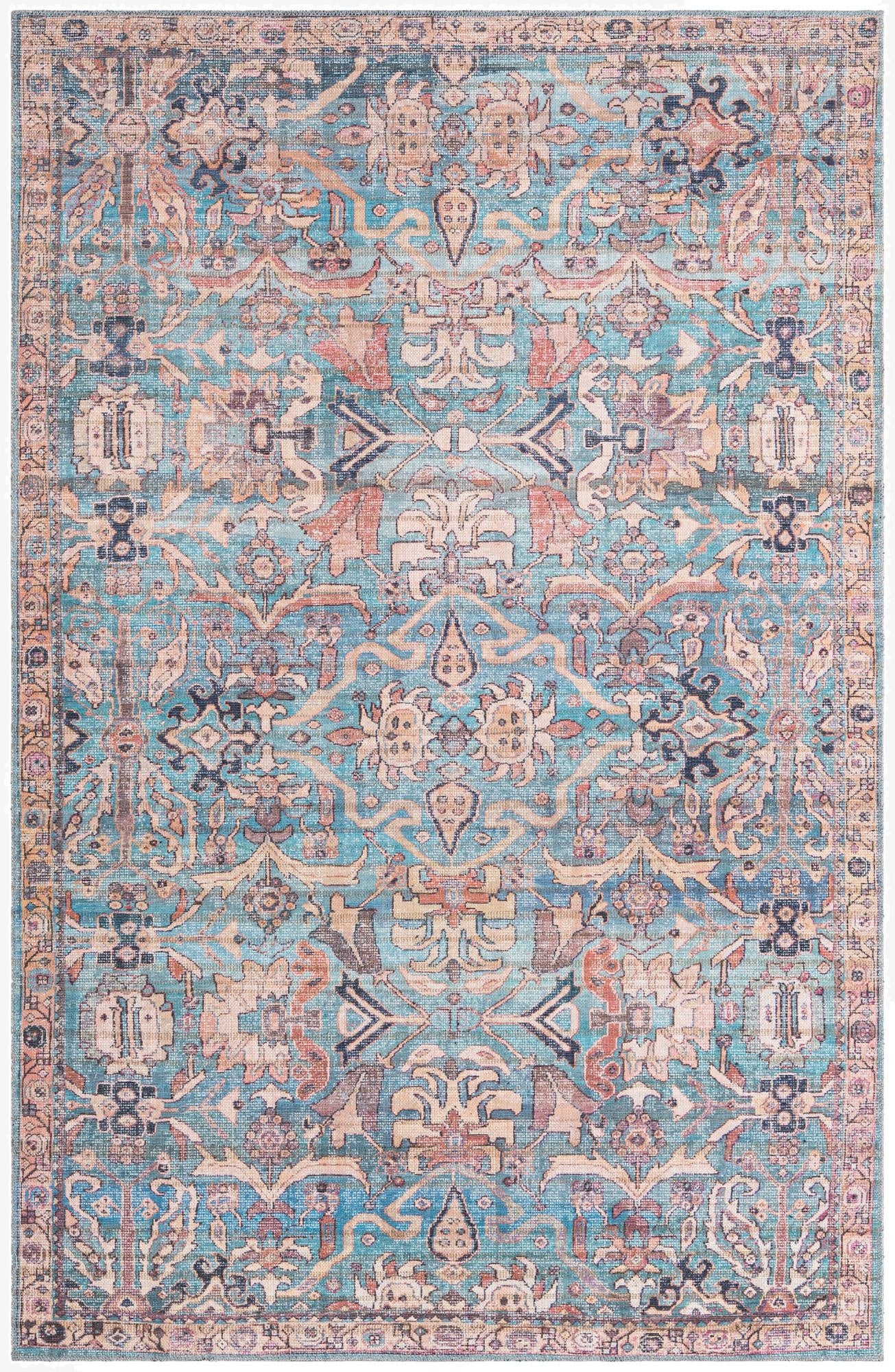 Primary image  5' 3 x 8'  Washable Nostalgia Rug