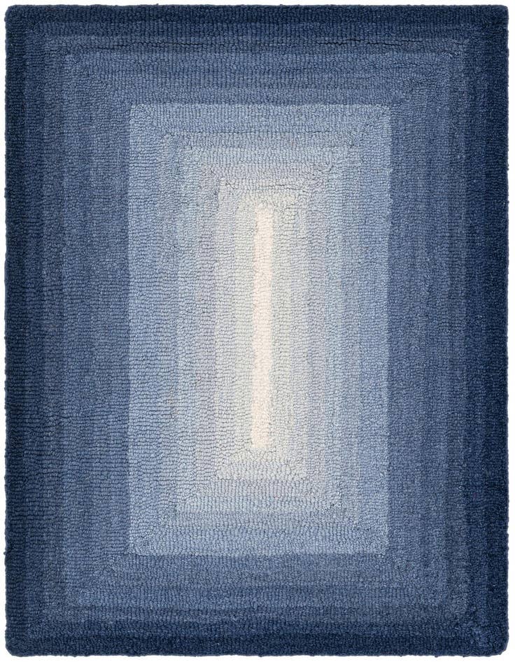 Detail image of 2' x 3' 1 Ombre Wool Rug