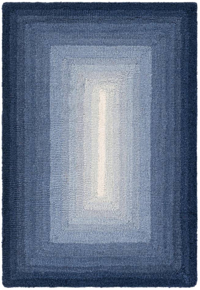 Detail image of 2' x 3' 1 Ombre Wool Rug
