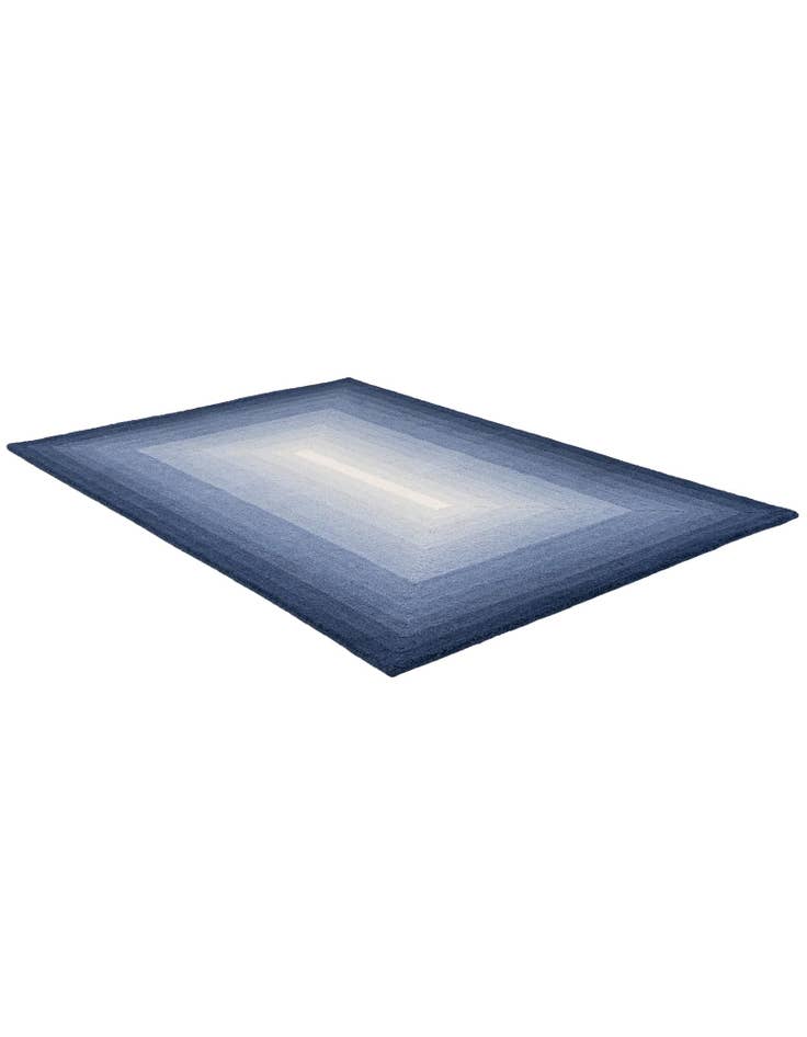 Detail image of 4' 1 x 6' 1 Ombre Wool Rug