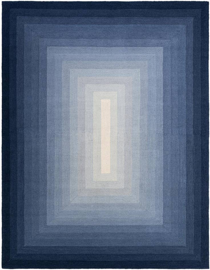 Detail image of 9' x 12' Ombre Wool Rug