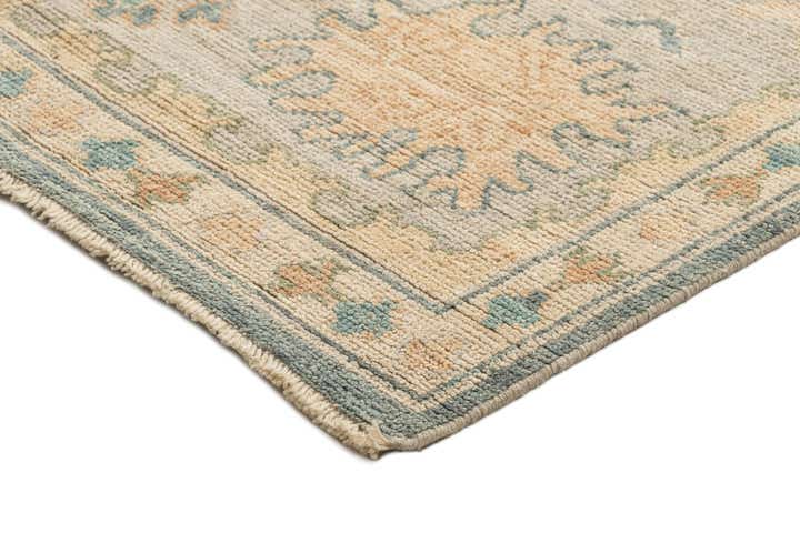 8' 7 x 11' 11 Hand Knotted Oushak Rug