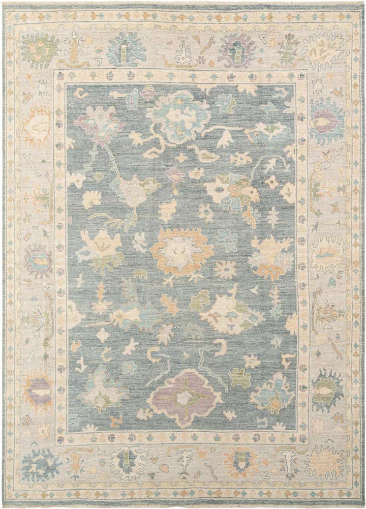 8' 7 x 11' 11 Hand Knotted Oushak Rug