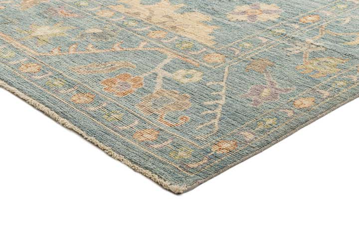 9' 11 x 13' 4 Hand Knotted Oushak Rug