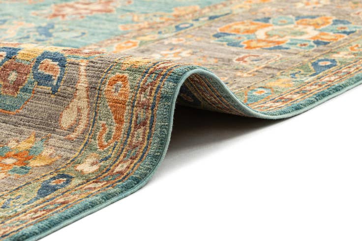 Detail image of 8' 11 x 12' 1 Hand Knotted Oushak Rug