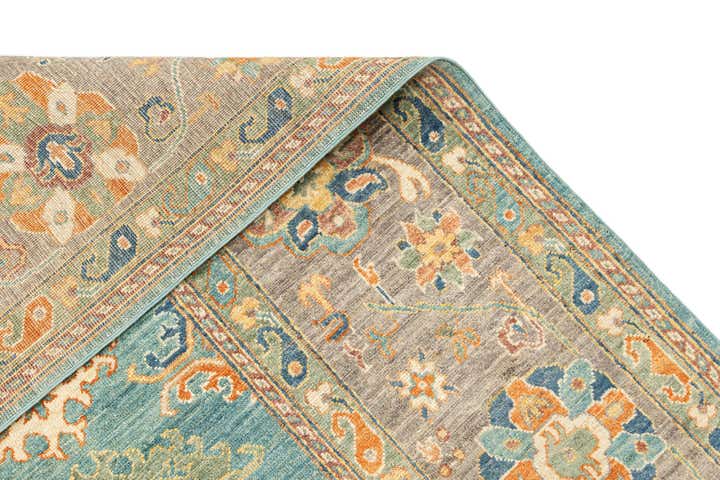 8' 11 x 12' 1 Hand Knotted Oushak Rug