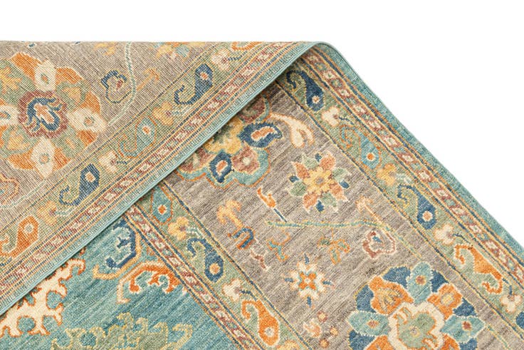 Detail image of 8' 11 x 12' 1 Hand Knotted Oushak Rug