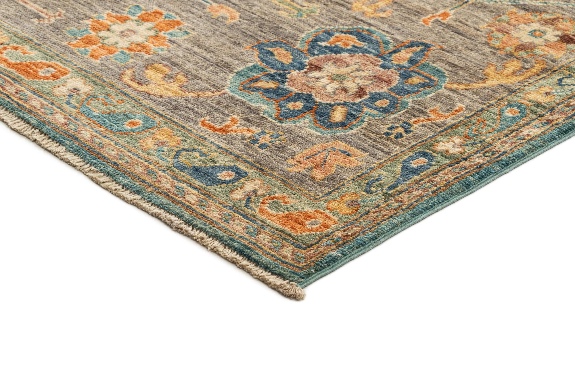 8' 11 x 12' 1 Hand Knotted Oushak Rug