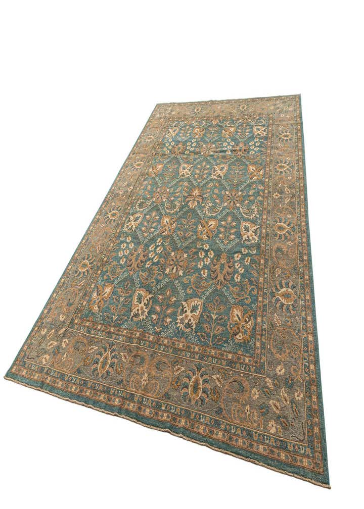 8' 10 x 12' 4 Hand Knotted Oushak Rug