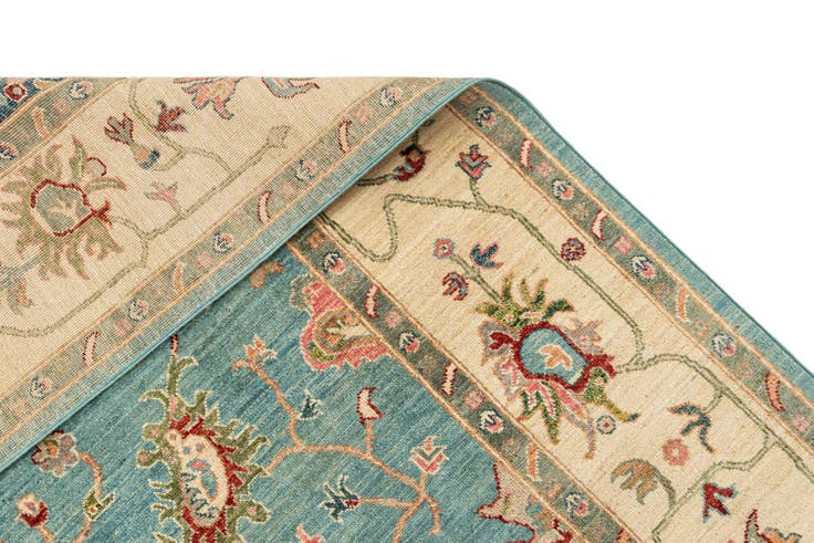 Detail image of 7' 10 x 9' 9 Hand Knotted Oushak Rug