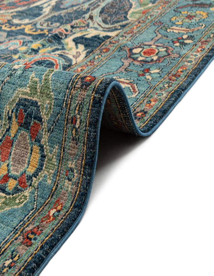 Detail image of 10' 3 x 14' 1  Hand Knotted Oushak Rug