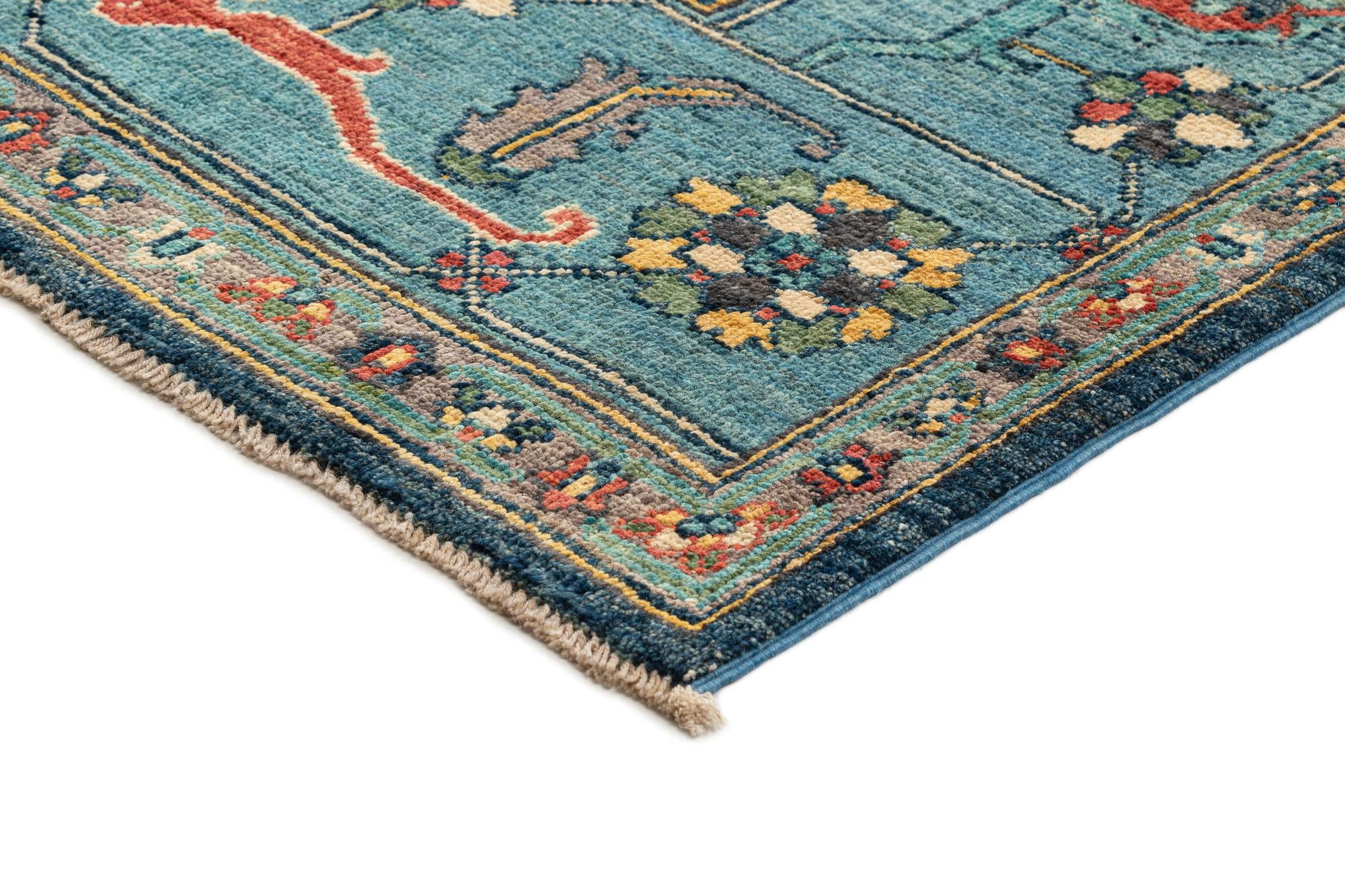 10' 3 x 14' 1 Hand Knotted Oushak Rug