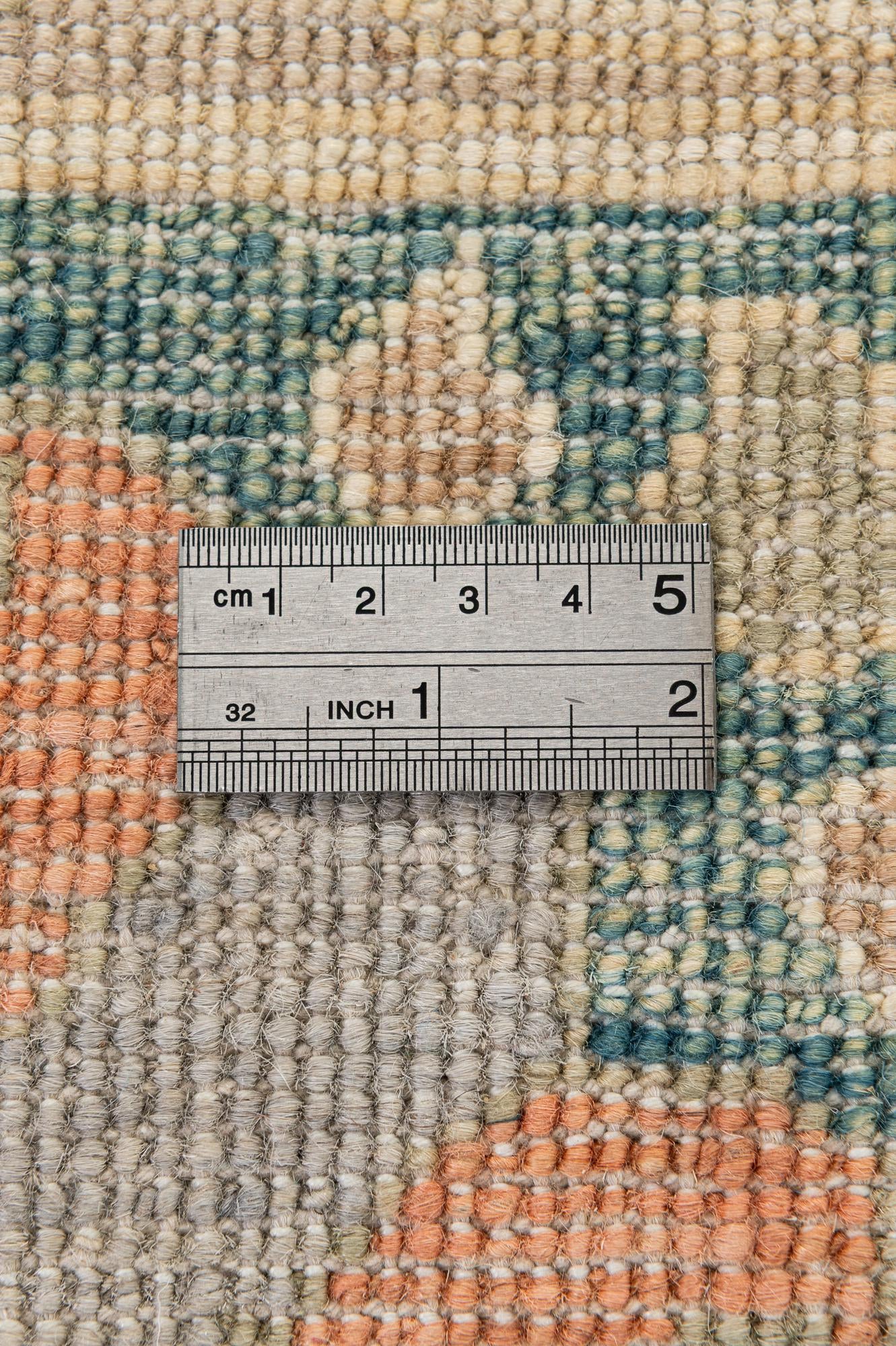 8' x 10' 2 Hand Knotted Oushak Wool Rug
